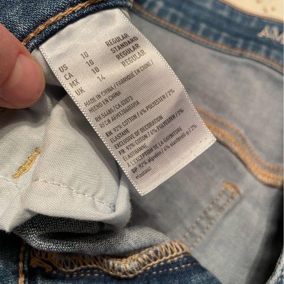 American Eagle Distressed Jeans, Size 10 - Picture 3 of 4